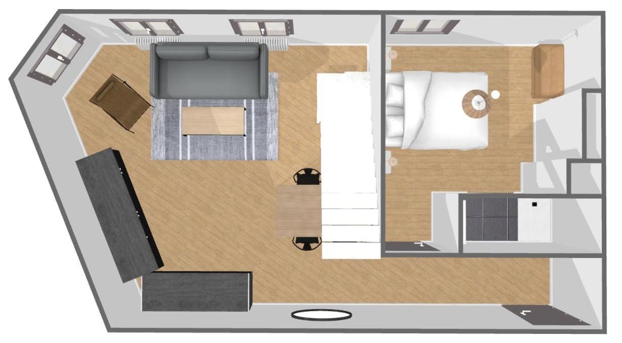 Duplex 2 Bedrooms 2 Bath Lille Exteriör bild